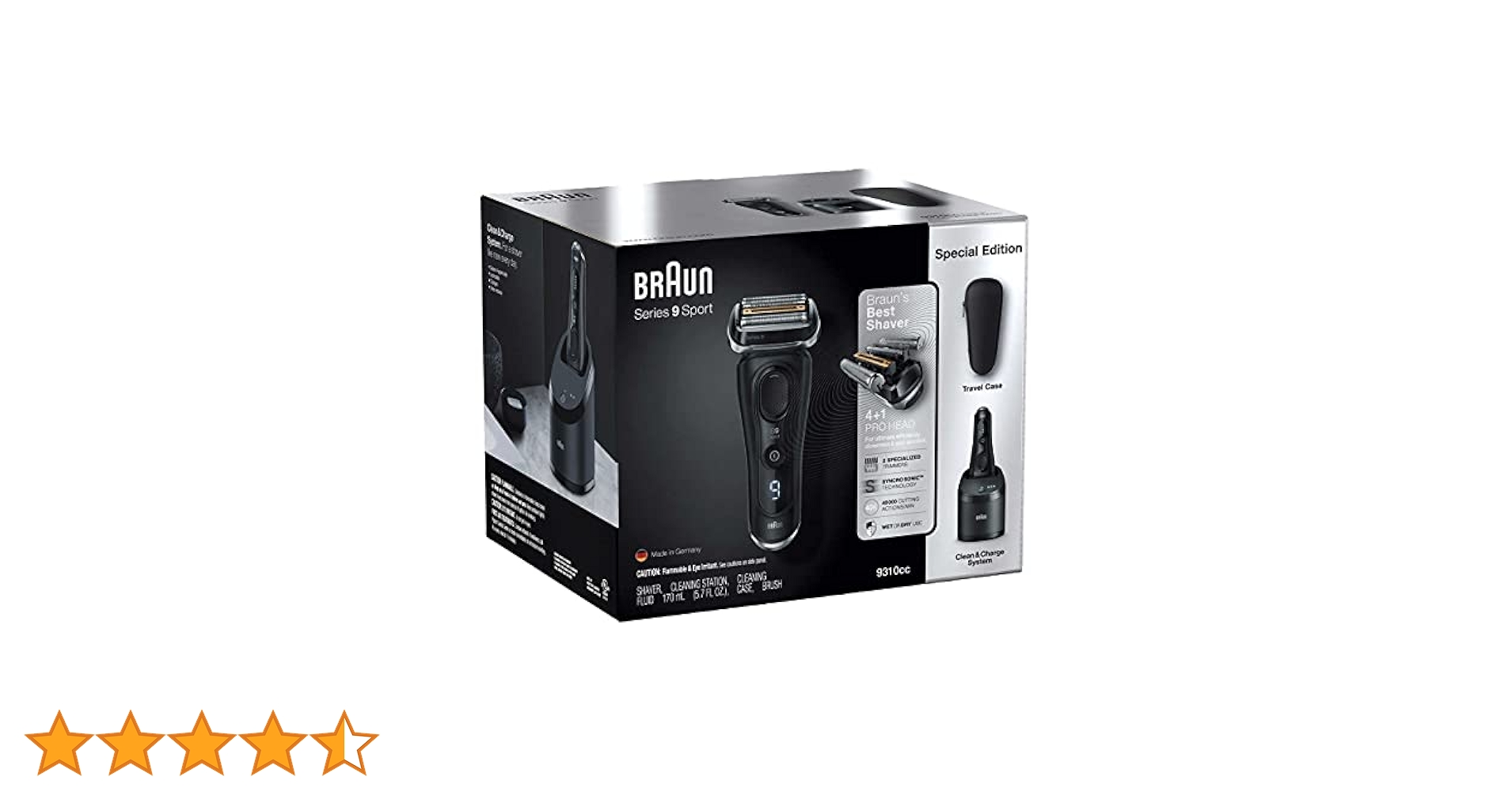 Braun Series 9 Sport+ メンズシェーバー BRAUN シリーズ9 Sport+ 9350ccの口コミ・評判は？実際に使って